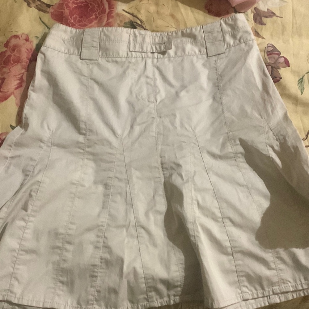 Khaki above knee skirt from the Loft like new